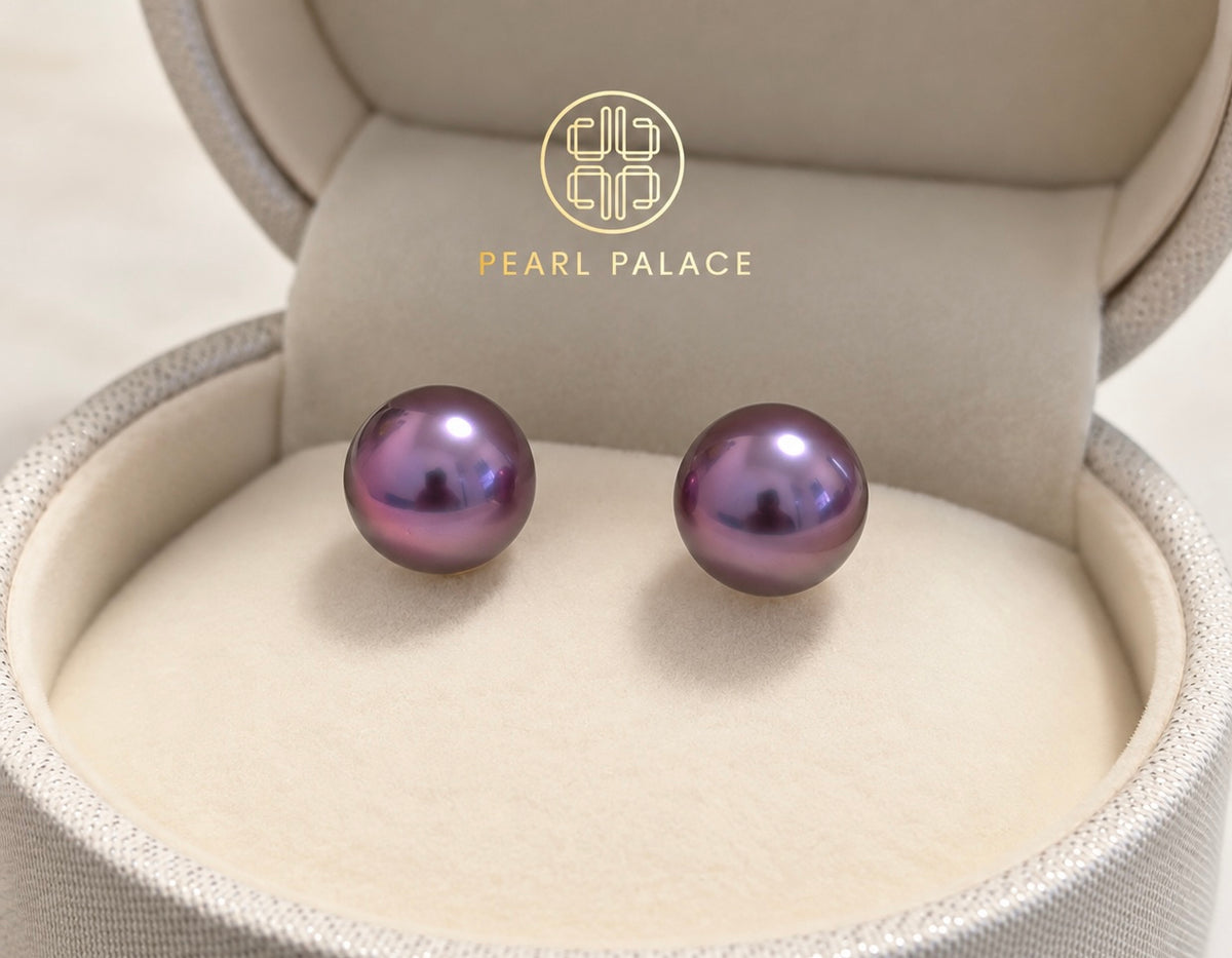 Purplish Earrings