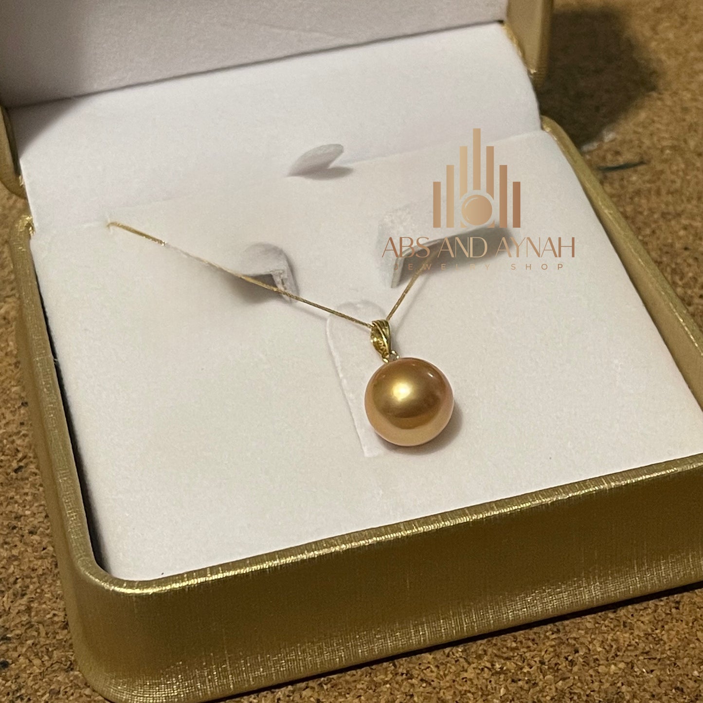 9mm Golden Pendant (no chain)
