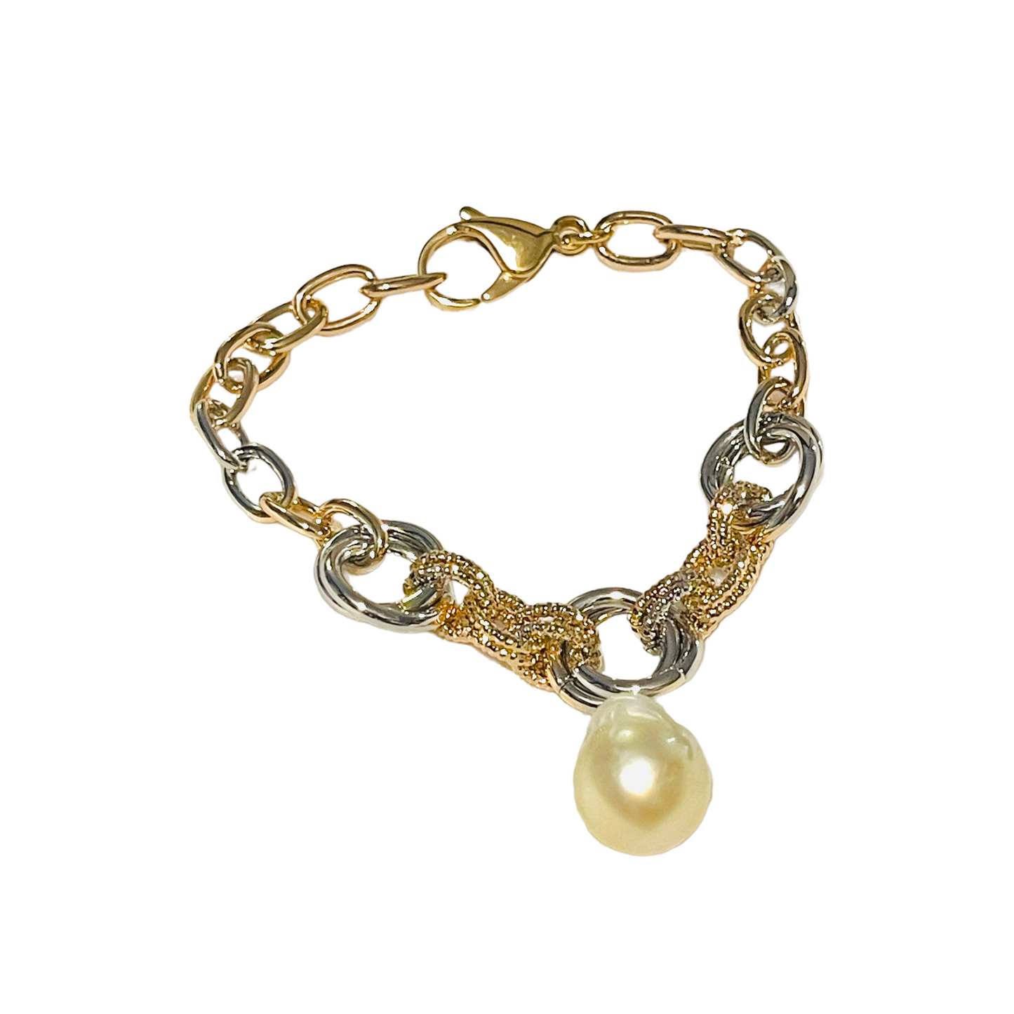 12mm Baroque SSP in 5-micron Gold