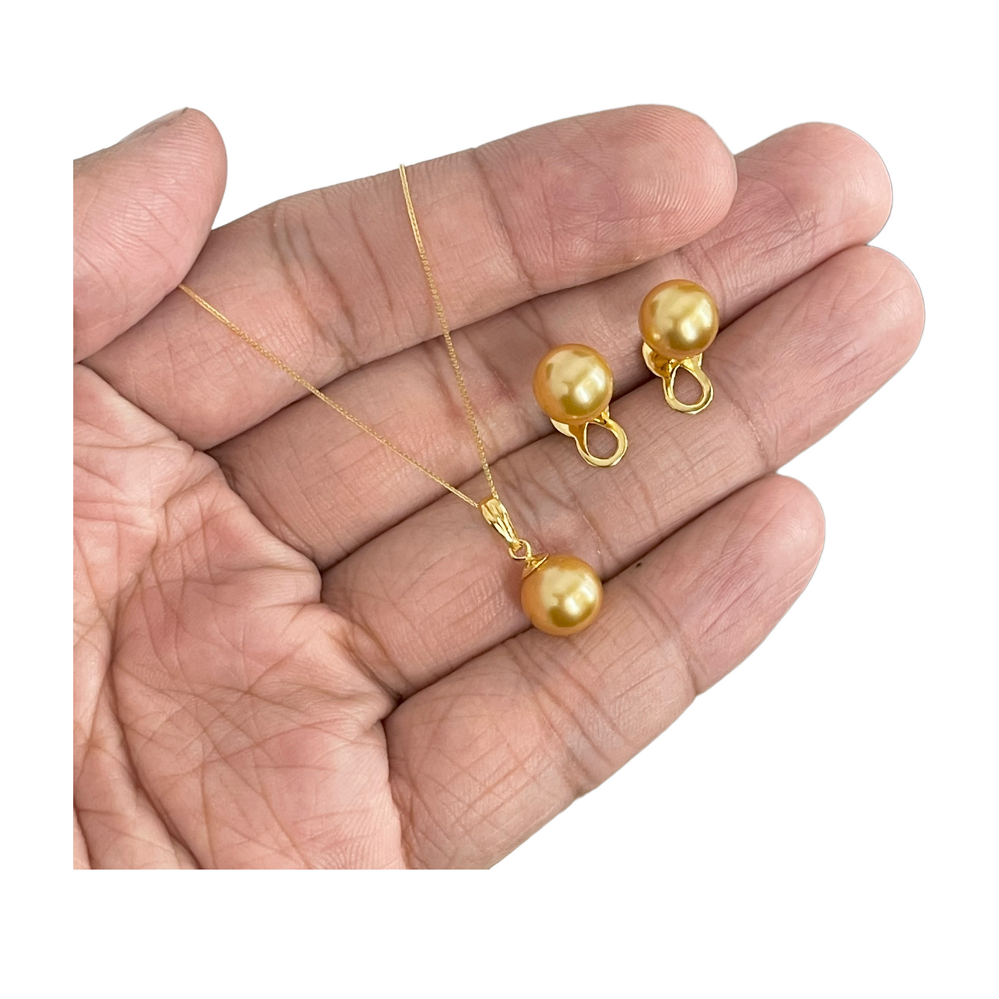 8mm Golden SSP 14K Gold