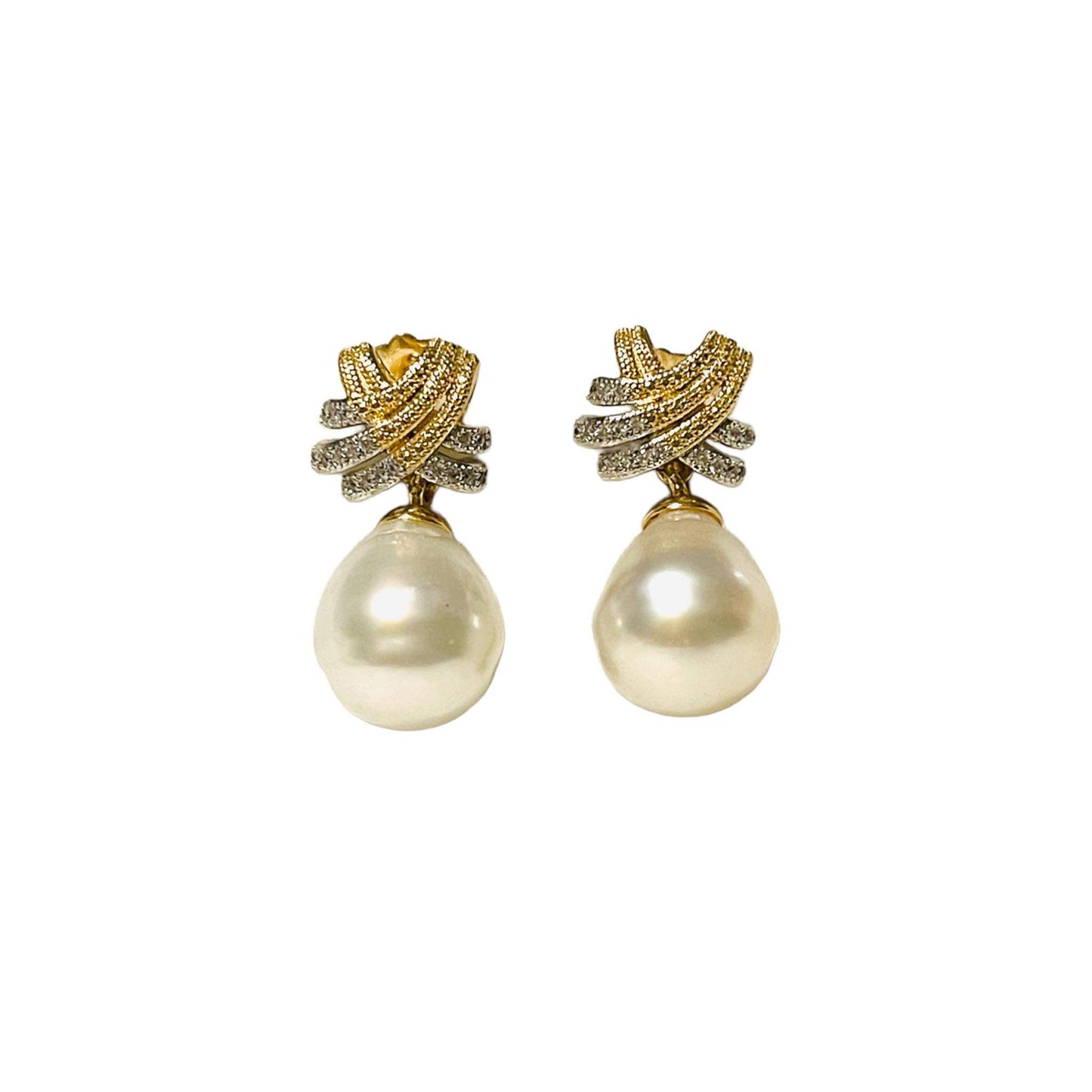 South Sea Pearl in 5-micron Gold