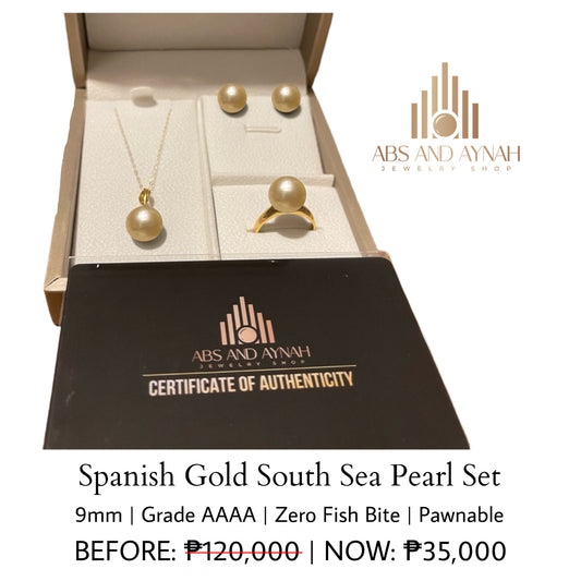 Spanish Gold South Sea Pearl Set