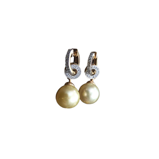 South Sea Pearl in 5-micron Gold